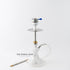 ODUMAN HYBRID V2.0 HOOKAH - WHITE / オデュマン ハイブリッドV2.0-ホワイト(シーシャ本体)
